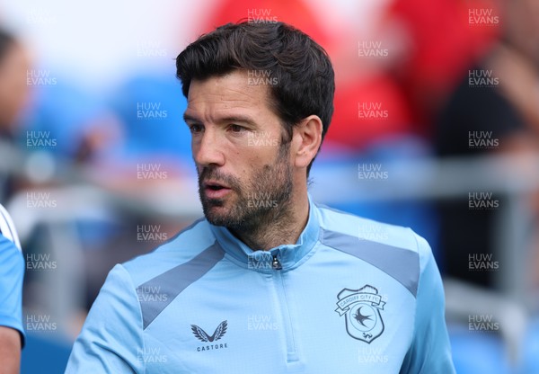 080826 - Cardiff City v Swindon Town, EFL Carabao Cup - Cardiff City head coach Brian Barry-Murphy