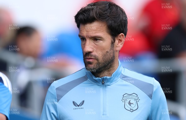 080826 - Cardiff City v Swindon Town, EFL Carabao Cup - Cardiff City head coach Brian Barry-Murphy