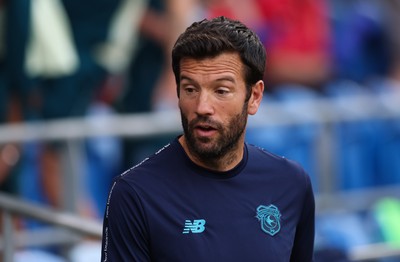 120825 - Cardiff City v Swindon Town, EFL Carabao Cup, Round 1 - Cardiff City head coach Brian Barry-Murphy