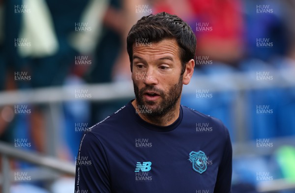 120825 - Cardiff City v Swindon Town, EFL Carabao Cup, Round 1 - Cardiff City head coach Brian Barry-Murphy