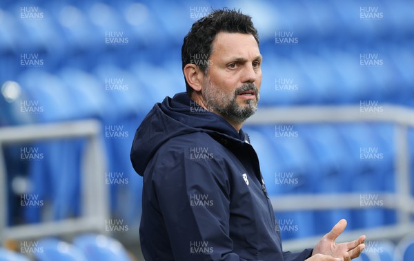 040723 - Cardiff City v The New Saints, Pre season friendly - Cardiff City manager Erol Bulut