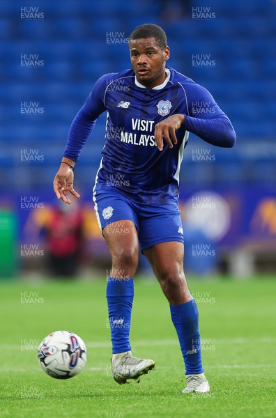 040723 - Cardiff City v The New Saints, Pre season friendly - Vontae Campbell of Cardiff City