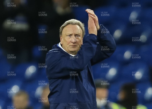 010119 - Cardiff City v Tottenham Hotspur, Premier League - Cardiff City manager Neil Warnock applauds the fans at the end of the match