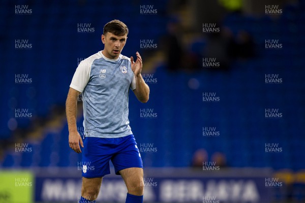 021122 - Cardiff City v Watford - Sky Bet Championship - Mark Harris of Cardiff City during the warm up