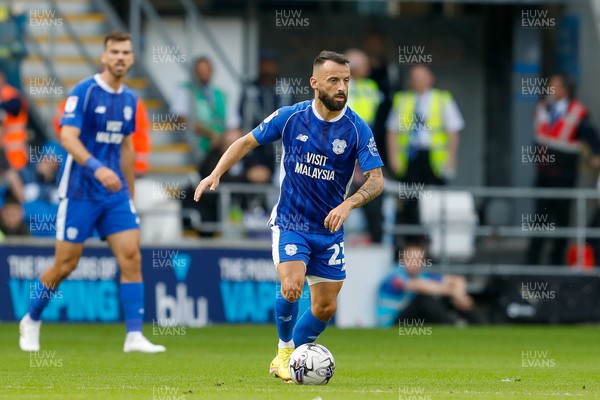 071023 - Cardiff City v Watford - Sky Bet Championship - Manolis Siopis Of Cardiff City