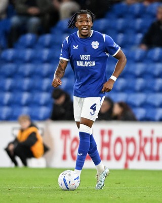 131026 - Cardiff City v Watford - Sky Bet Championship - Gabriel Osho of Cardiff City