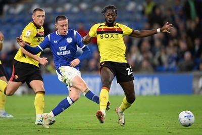131026 - Cardiff City v Watford - Sky Bet Championship - Jack Moylan of Cardiff City scores his second goal of the match