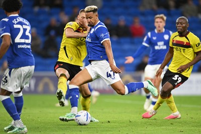 131026 - Cardiff City v Watford - Sky Bet Championship - Callum Robinson of Cardiff City scores a goal