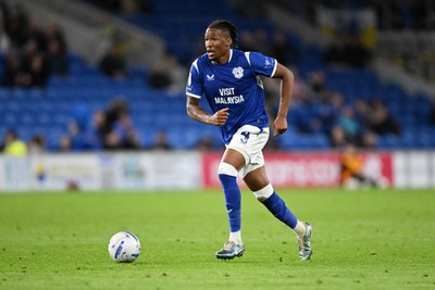 131026 - Cardiff City v Watford - Sky Bet Championship - Gabriel Osho of Cardiff City