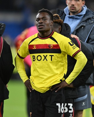 131026 - Cardiff City v Watford - Sky Bet Championship - Dejected Marc Bola of Watford at full time