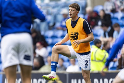 260425 - Cardiff City v West Bromwich Albion - Sky Bet Championship - William Fish of Cardiff City during the warm up