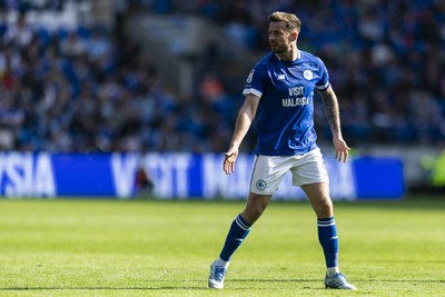 260425 - Cardiff City v West Bromwich Albion - Sky Bet Championship - Joe Ralls of Cardiff City in action