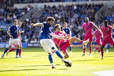 260425 - Cardiff City v West Bromwich Albion - Sky Bet Championship - Calum Chambers of Cardiff City in action