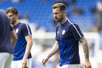 260425 - Cardiff City v West Bromwich Albion - Sky Bet Championship - Joe Ralls of Cardiff City during the warm up