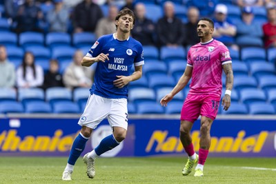 260425 - Cardiff City v West Bromwich Albion - Sky Bet Championship - Perry Ng of Cardiff City in action