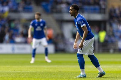 260425 - Cardiff City v West Bromwich Albion - Sky Bet Championship - Chris Willock of Cardiff City in action