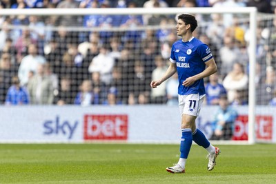 260425 - Cardiff City v West Bromwich Albion - Sky Bet Championship - Callum O'Dowda of Cardiff City in action