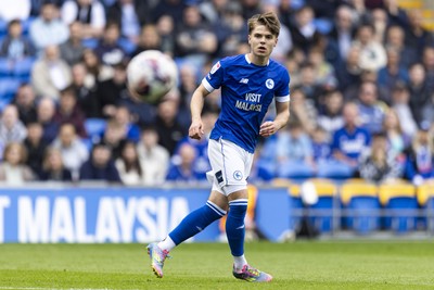 260425 - Cardiff City v West Bromwich Albion - Sky Bet Championship - Cian Ashford of Cardiff City in action