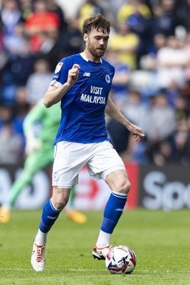 260425 - Cardiff City v West Bromwich Albion - Sky Bet Championship - Calum Chambers of Cardiff City in action