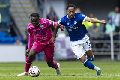 260425 - Cardiff City v West Bromwich Albion - Sky Bet Championship - Chris Willock of Cardiff City in action