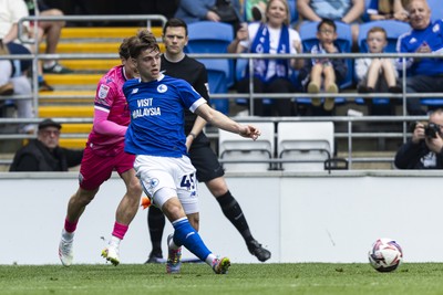 260425 - Cardiff City v West Bromwich Albion - Sky Bet Championship - Cian Ashford of Cardiff City in action