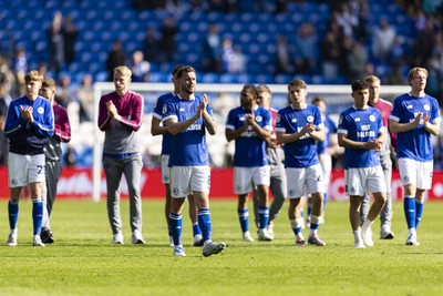 260425 - Cardiff City v West Bromwich Albion - Sky Bet Championship - Joe Ralls of Cardiff City at full time