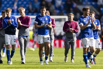 260425 - Cardiff City v West Bromwich Albion - Sky Bet Championship - Rubin Colwill of Cardiff City at full time
