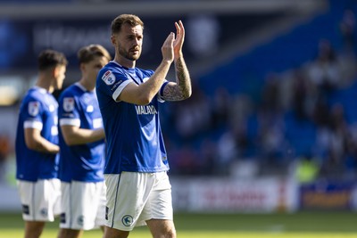 260425 - Cardiff City v West Bromwich Albion - Sky Bet Championship - Joe Ralls of Cardiff City at full time