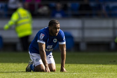 260425 - Cardiff City v West Bromwich Albion - Sky Bet Championship - Andy Rinomhota of Cardiff City at full time