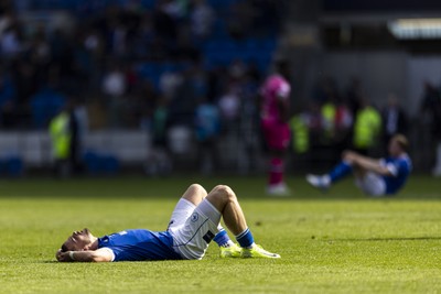 260425 - Cardiff City v West Bromwich Albion - Sky Bet Championship - Ollie Tanner of Cardiff City at full time