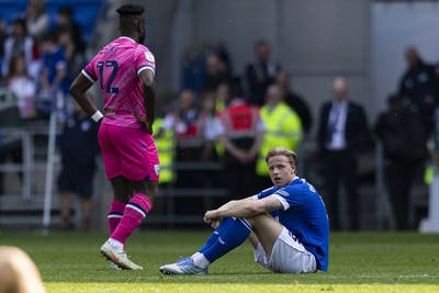 260425 - Cardiff City v West Bromwich Albion - Sky Bet Championship - Jasper Daland of Cardiff City at full time