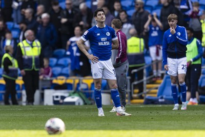 260425 - Cardiff City v West Bromwich Albion - Sky Bet Championship - Callum O'Dowda of Cardiff City at full time
