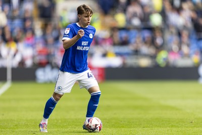 260425 - Cardiff City v West Bromwich Albion - Sky Bet Championship - Cian Ashford of Cardiff City in action