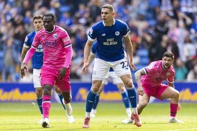 260425 - Cardiff City v West Bromwich Albion - Sky Bet Championship - Yousef Salech of Cardiff City in action