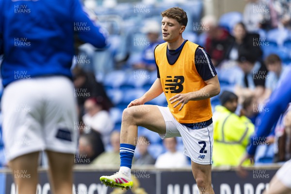 260425 - Cardiff City v West Bromwich Albion - Sky Bet Championship - William Fish of Cardiff City during the warm up