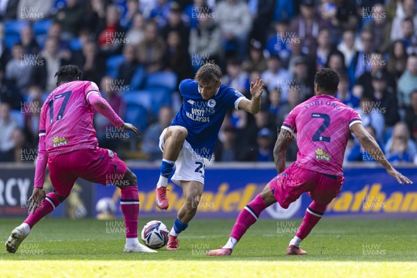260425 - Cardiff City v West Bromwich Albion - Sky Bet Championship - Will Alves of Cardiff City in action