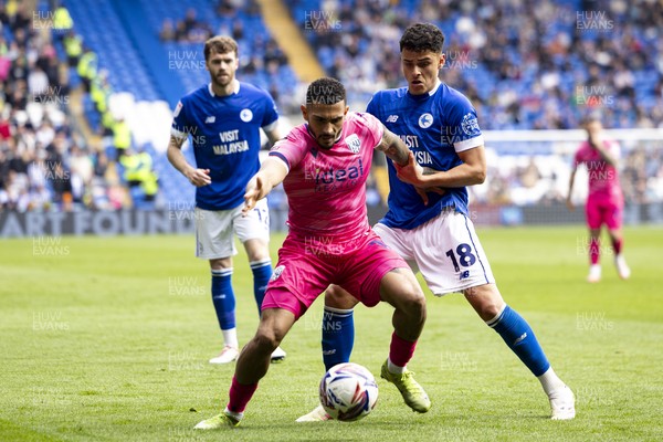 260425 - Cardiff City v West Bromwich Albion - Sky Bet Championship - Alex Robertson of Cardiff City in action