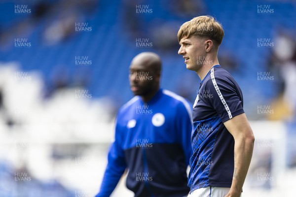 260425 - Cardiff City v West Bromwich Albion - Sky Bet Championship - Joel Bagan of Cardiff City during the warm up