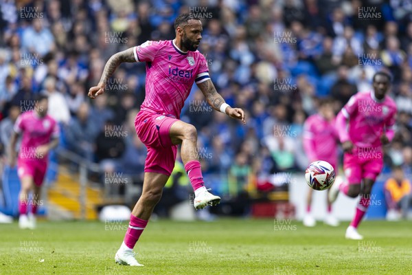 260425 - Cardiff City v West Bromwich Albion - Sky Bet Championship - Kyle Bartley of West Brom in action