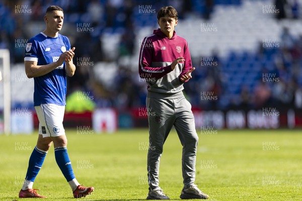 260425 - Cardiff City v West Bromwich Albion - Sky Bet Championship - Perry Ng of Cardiff City at full time