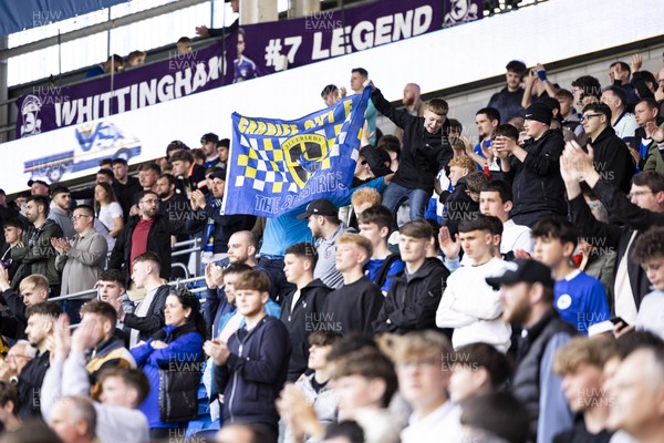 260425 - Cardiff City v West Bromwich Albion - Sky Bet Championship - Cardiff City fans at full time