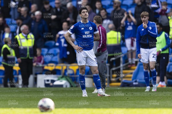 260425 - Cardiff City v West Bromwich Albion - Sky Bet Championship - Callum O'Dowda of Cardiff City at full time