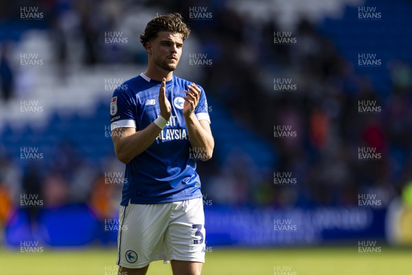 260425 - Cardiff City v West Bromwich Albion - Sky Bet Championship - Ollie Tanner of Cardiff City at full time
