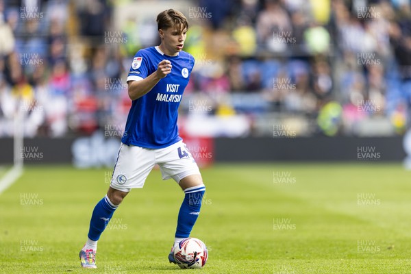 260425 - Cardiff City v West Bromwich Albion - Sky Bet Championship - Cian Ashford of Cardiff City in action