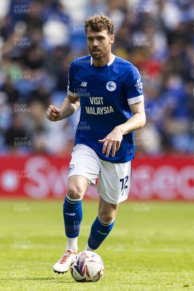260425 - Cardiff City v West Bromwich Albion - Sky Bet Championship - Calum Chambers of Cardiff City in action