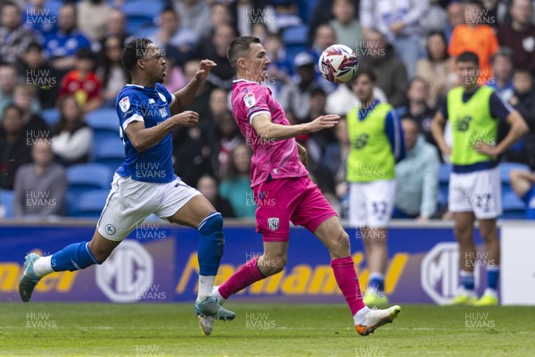 260425 - Cardiff City v West Bromwich Albion - Sky Bet Championship - Chris Willock of Cardiff City in action