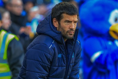 040126 - Cardiff City v Wigan Athletic - Sky Bet League 1 - Cardiff City Manager Brian Barry-Murphy