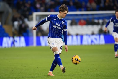 040126 - Cardiff City v Wigan Athletic - Sky Bet League 1 - Cian Ashford of Cardiff City