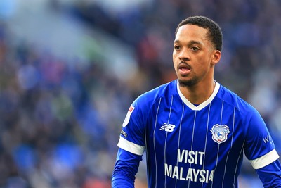 040126 - Cardiff City v Wigan Athletic - Sky Bet League 1 - Chris Willock of Cardiff City