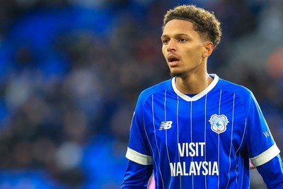040126 - Cardiff City v Wigan Athletic - Sky Bet League 1 - Omari Kellyman of Cardiff City